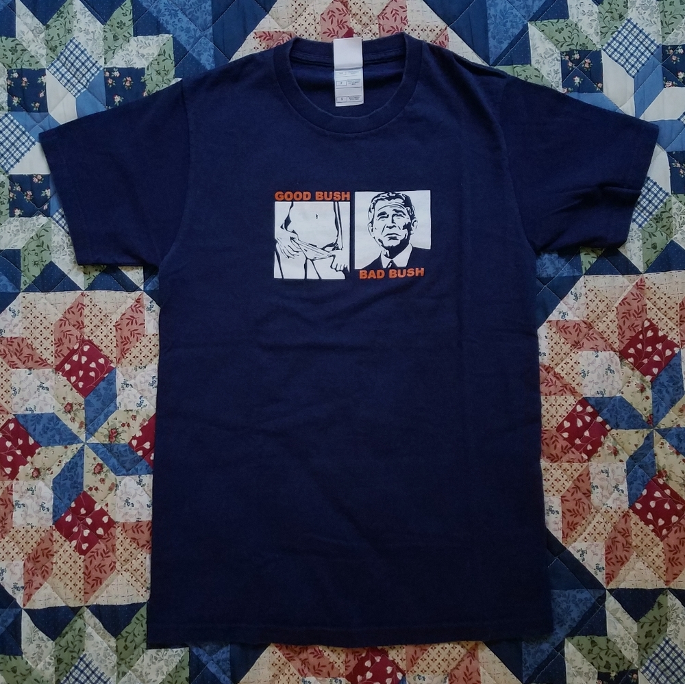 "Good Bush, Bad Bush" Imprint Adult Tee